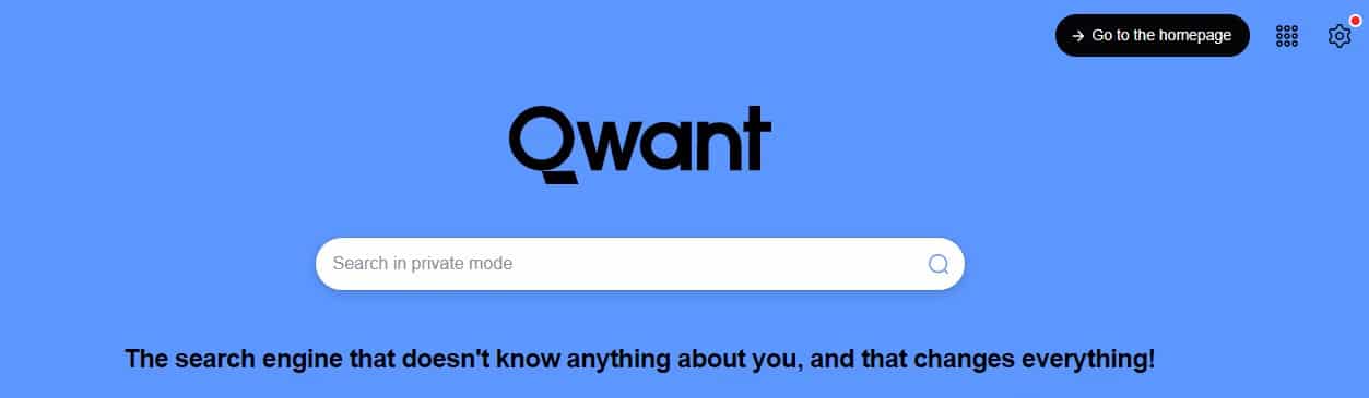 Alternative Search Engines qwant
