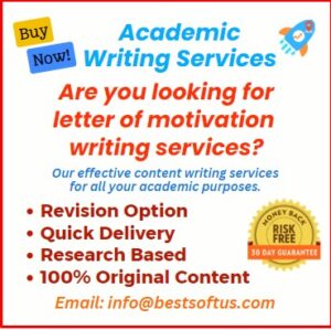 Letter Of Motivation Writing Services